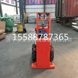 内燃夯土机发动机型号夯地基的小型打夯机视频四轮砸地夯实机图片