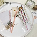 橘朵古风复古汉服头饰大理石纹发钗醋酸发簪现代日常盘发挽发花簪