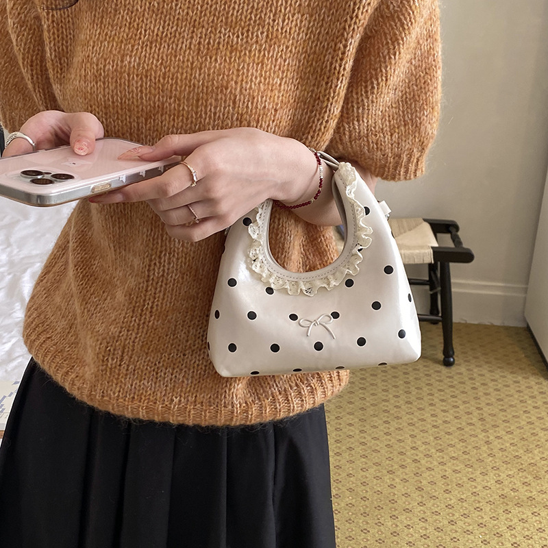 Bolsa de mano coreana para bebés, dulce encaje de encaje, mochila para niñas, nuevos accesorios para niños.