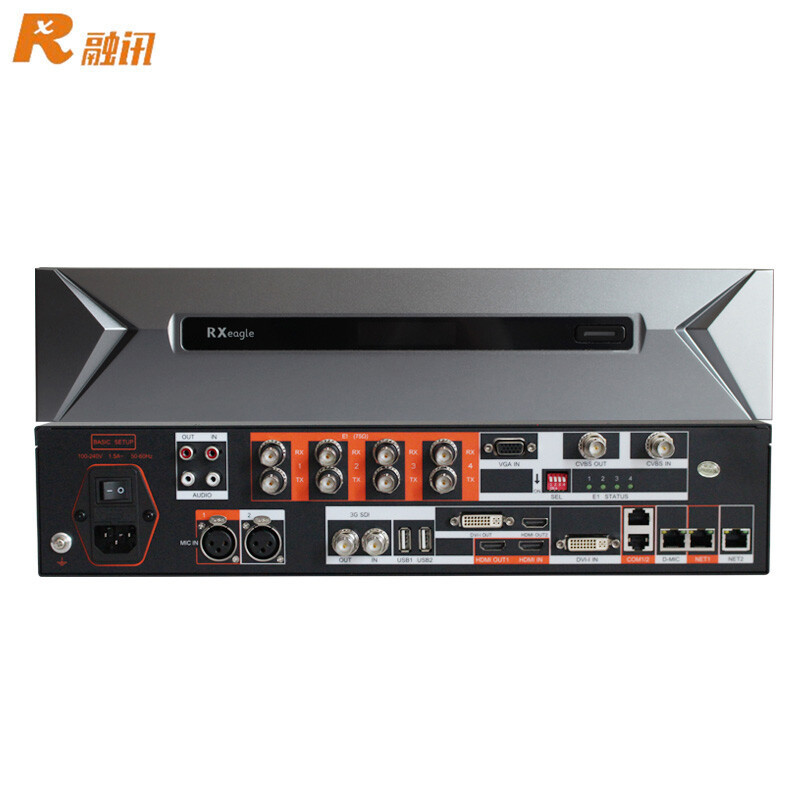 Rongxun RX T900-SE supports E1/IP dual-mode video conference terminal ZTE T800 VC51C