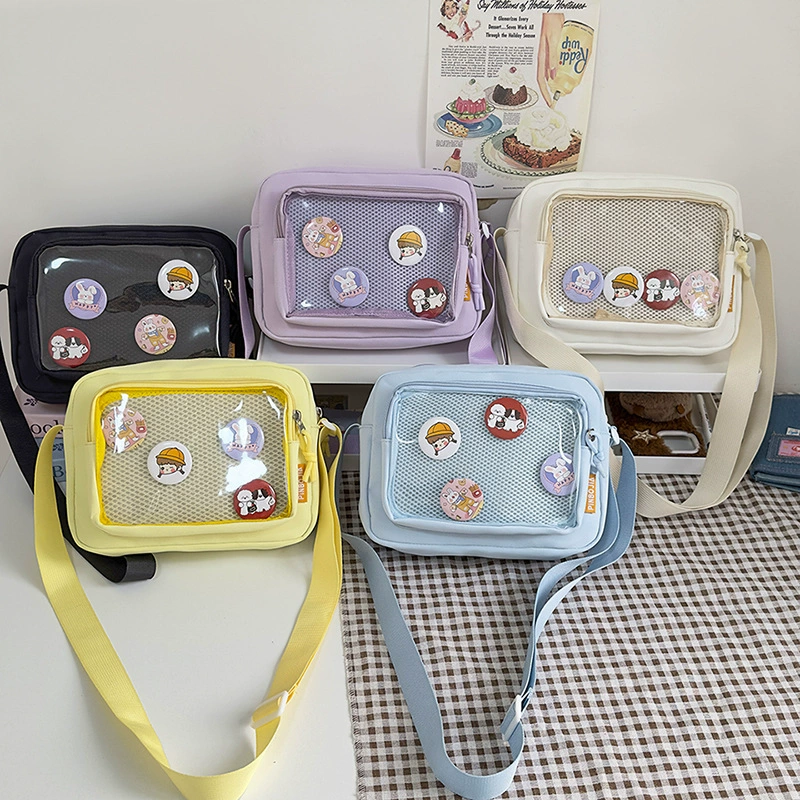 Японская девушка Rins Прозрачная сумка с болью Милая сумка на плечо в стиле Харадзюку