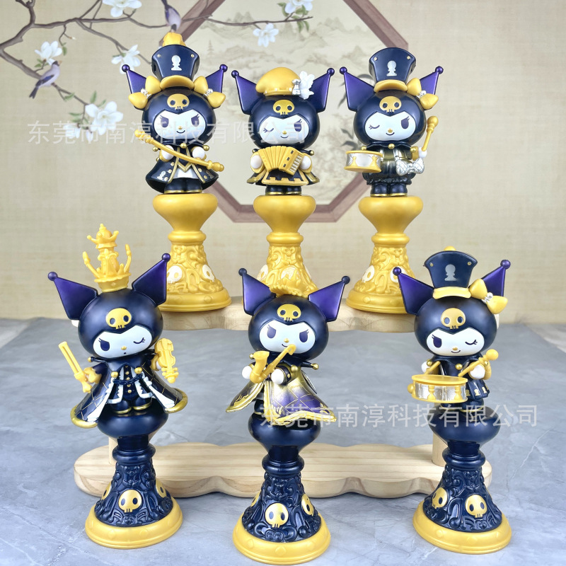 楽器メロディーフィギュアブラインドボックスシナモンドッグクロメクレーンゲームガシャポン人形漫画装飾品卸売ドロップシッピング|undefined
