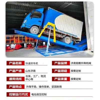 Avtomobil fırlanan platformaları Device, Logistics Electric Hydraulic Flip