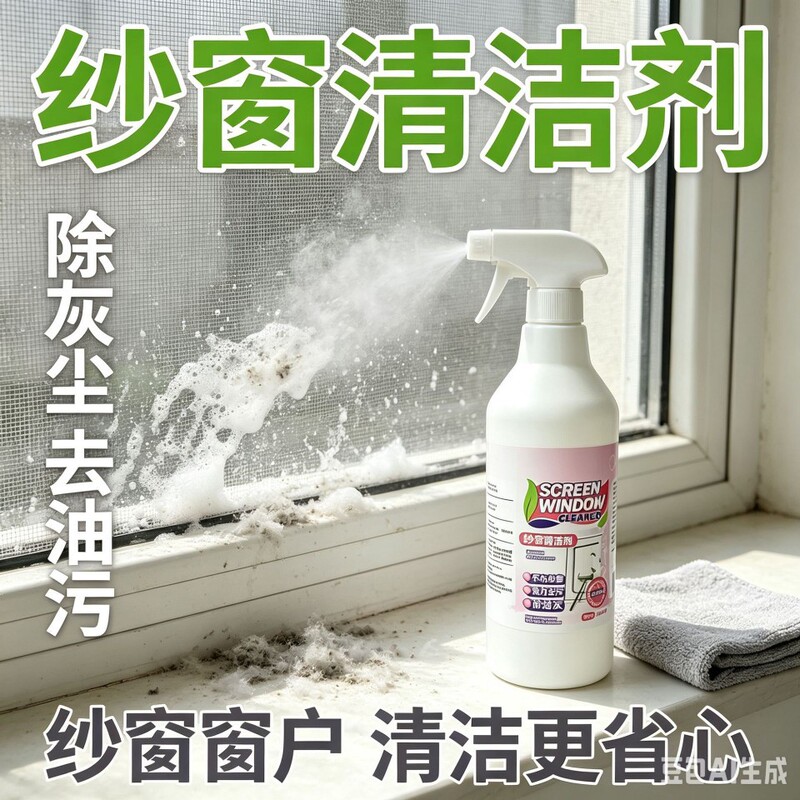 Multifunctional cleaning agent for powerful cleaning, stain removal, deodorization, and odor elimination, a household magic tool for window screen cleaning and multi-purpose use Multifunctional cleaning agent for powerful cleaning, stain removal, deodorization, and odor elimination, a household magic tool for window screen cleaning and multi-purpose use