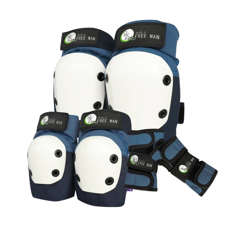 Fábrica al por mayor patineta equipo de protección de patinaje sobre ruedas rodilleras para niños equipo anti-caída equipo de protección de patinaje de esquí equipo de protección 718 equipo de protección