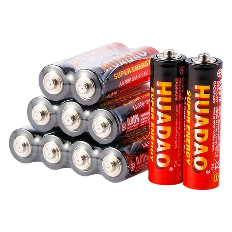 Оригинальная батарея типа АА, оптовая продажа, машина для пузырей R6, детская электрическая игрушка, карбон АА, цинк, марганцевый сухой аккумулятор, батарея АА