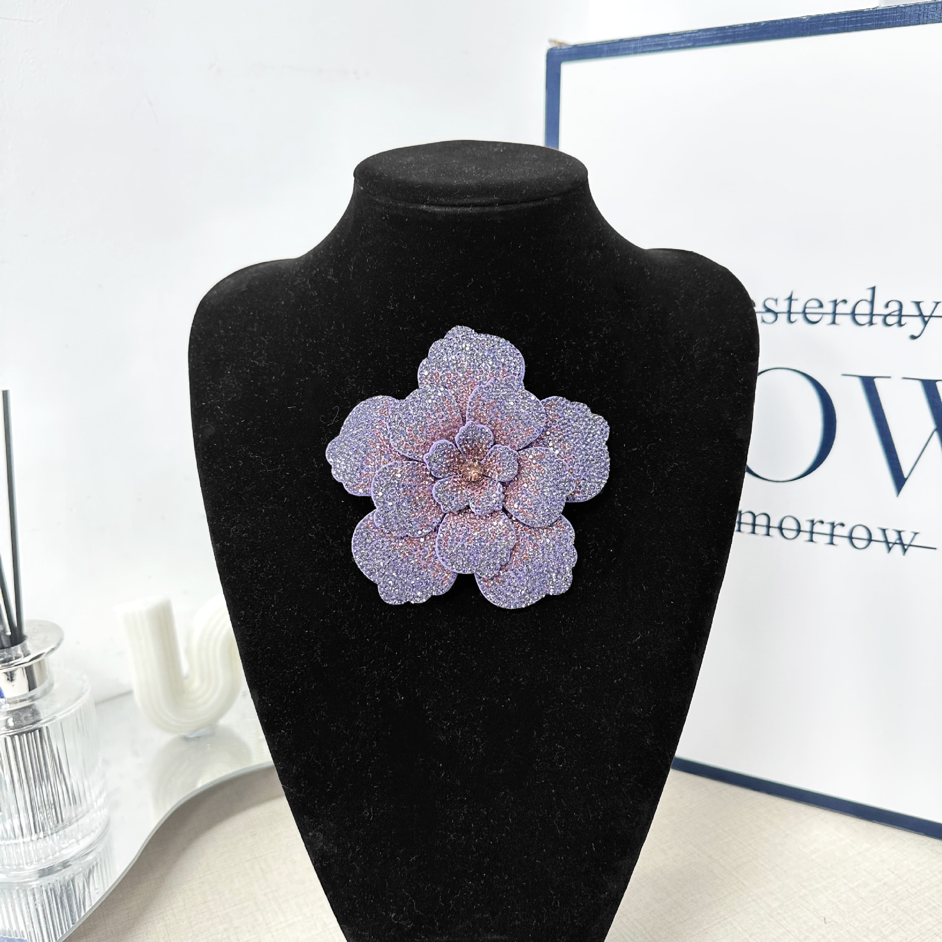Flores tridimensionales de alta calidad diamante pectoral DIY materiales de decoración hecha a mano accesorios de sequilla ropa gorras accesorios de zapatos