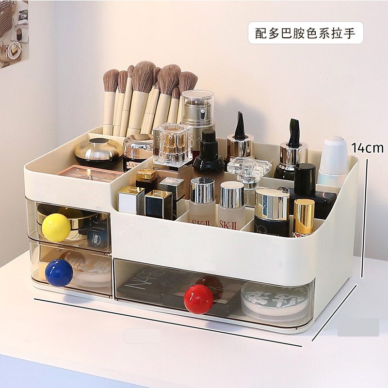 Organizador de Maquillaje con Cajones, Grande, para Tocador, con Divisorias