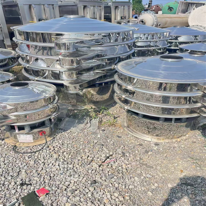 出售二手  圆形流化床多层直线振动筛 单层振动机械  回收振动筛