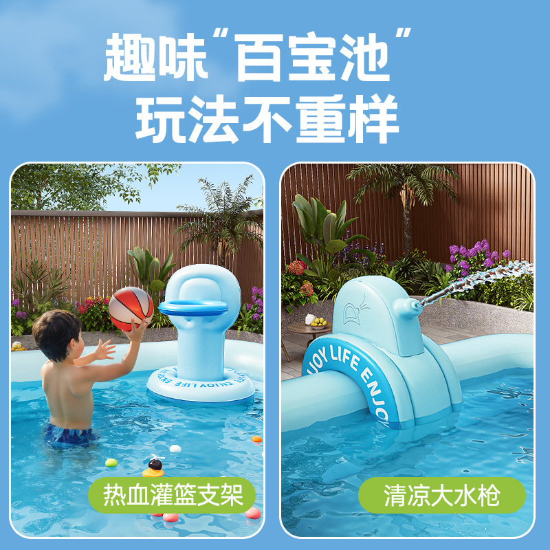 プールの厚い大型室内の屋外のワンクリックインフレータブルプールの成人の子供の家庭の水遊びのプールの卸売り