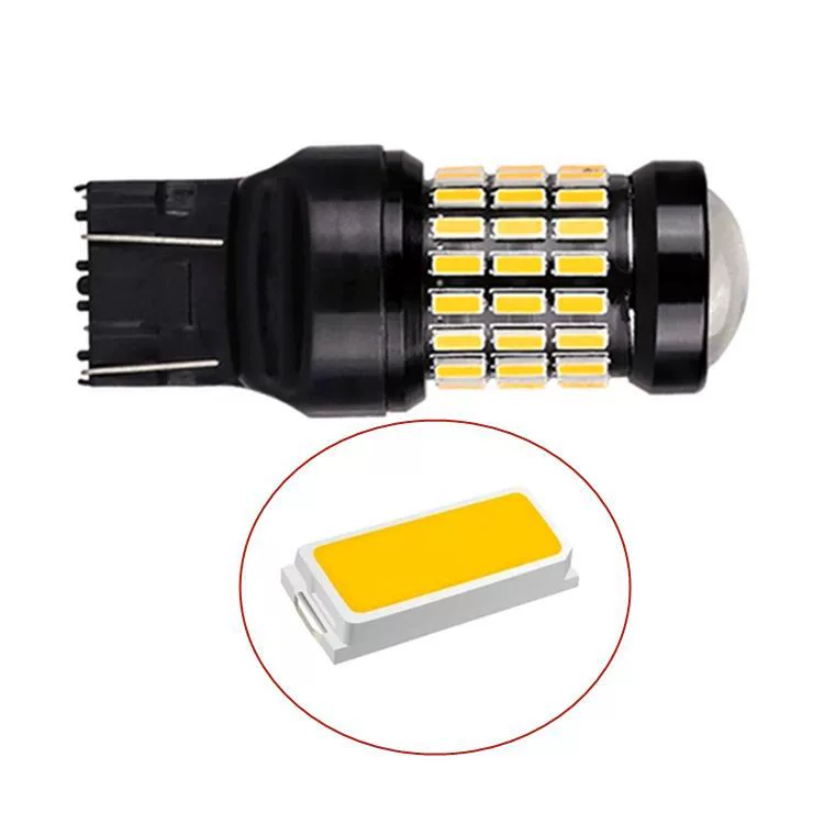 Автомобильные огни LED свет черный алюминий 1156 1157 7443-4014-60smd тормозной свет поворот на свет