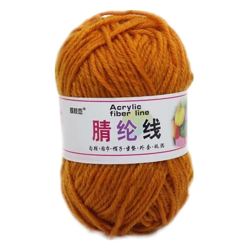 Hilo acrílico de cuatro hilos fibra persa modificada hilo de lana de poliéster hilo hecho a mano para niños 25g grupo 12 traje de color fabricante de hilo de bricolaje
