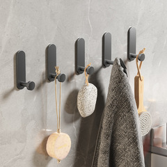 Gunpowder No Hole Hook Strong Adhesive Bathroom Wall Bathroom Towel Load Bearing Sticky Hook Xuanmen Door Back Hook 