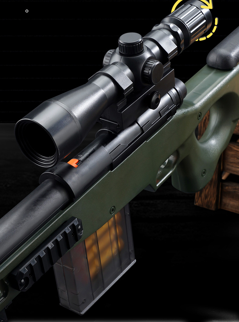 Fusil de précision M24 Star Faith, modèle réduit, camouflage extra large, à verrou, éjecteur de douilles, à balles souples, calibre 98g._voghion.com