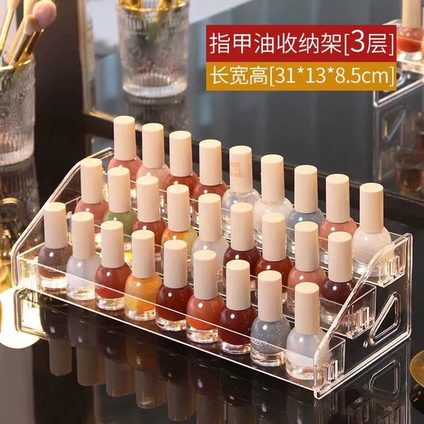 Transparent big simple nail polish
