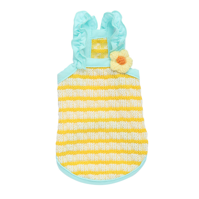 Ropa de gato de verano anti-pelusa de tela muñeca gato primavera y otoño gatito de verano Sling gatito mascota gato Delgado chaleco