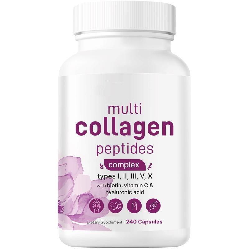 Compound collagen capsules 240 capsules (white label)