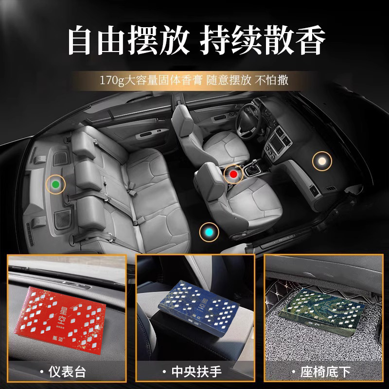 [Zhenmai] 香りレンガ 車用アロマテラピー ホームバーム 隠し不凍液 長期持続消臭 大容量フレグランス|undefined