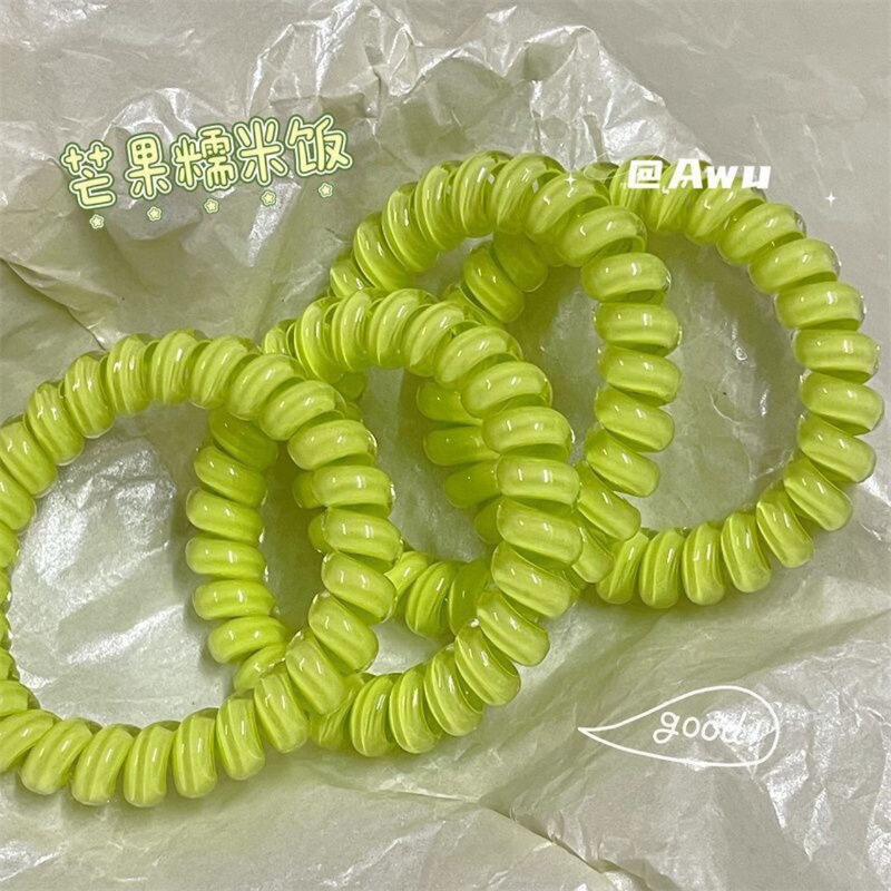 Mango Glutinous Rice Phone Ring Fresh Fruit Green Giant White High-End Headband Sweet Student Girl Hair Ring Mango Glutinous Rice Phone Ring Fresh Fruit Green Giant White High-End Headband Sweet Student Girl Hair Ring