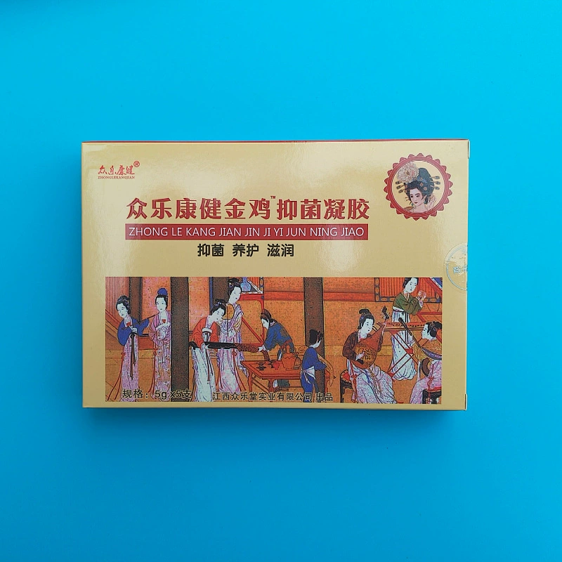 Zhongle Kangjian гинекологический гель с золотой курицей для женских интимных частей уход за частным обслуживанием антибактериальный