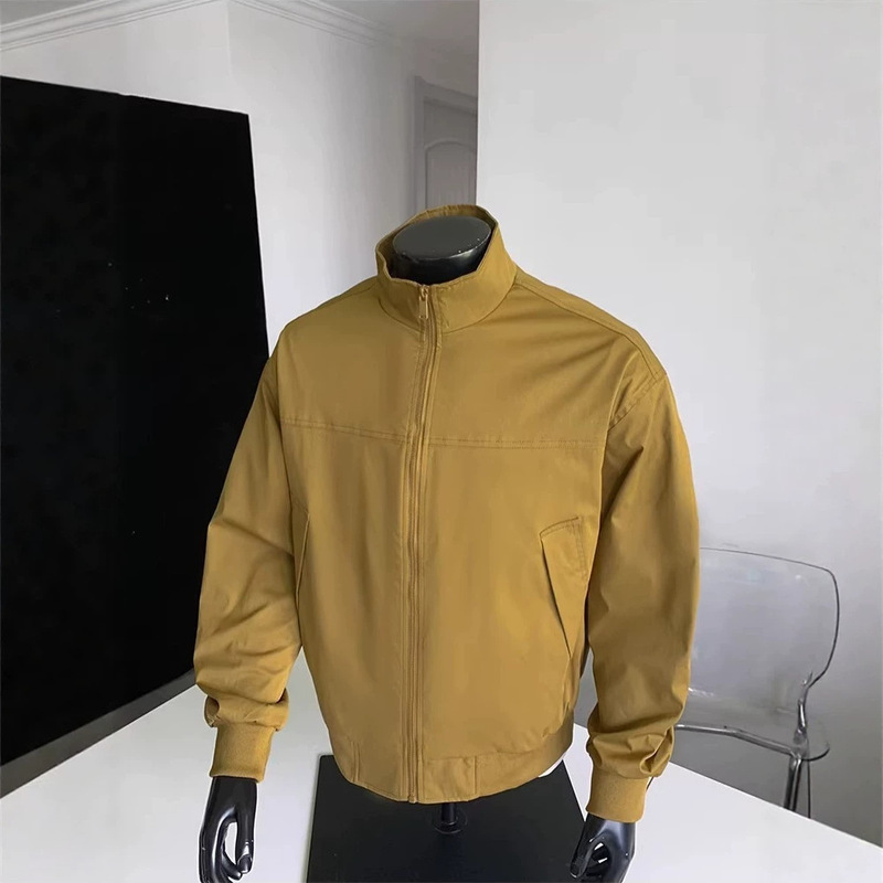 2026 Street Style Stand Collar Jacket for Men, Spring and Autumn Loose Fit Versatile Casual Baseball Jacket, Trendy Youth Coat 2026 Street Style Stand Collar Jacket for Men, Spring and Autumn Loose Fit Versatile Casual Baseball Jacket, Trendy Youth Coat
