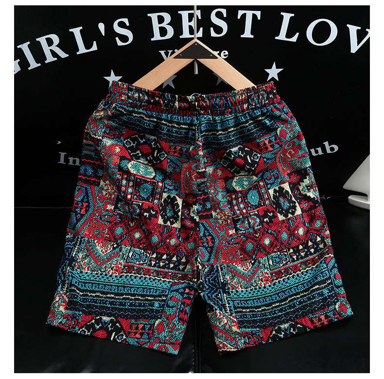Men's Quick-dry Beach Shorts Elastic Waist Lightweight Casual_voghion.com