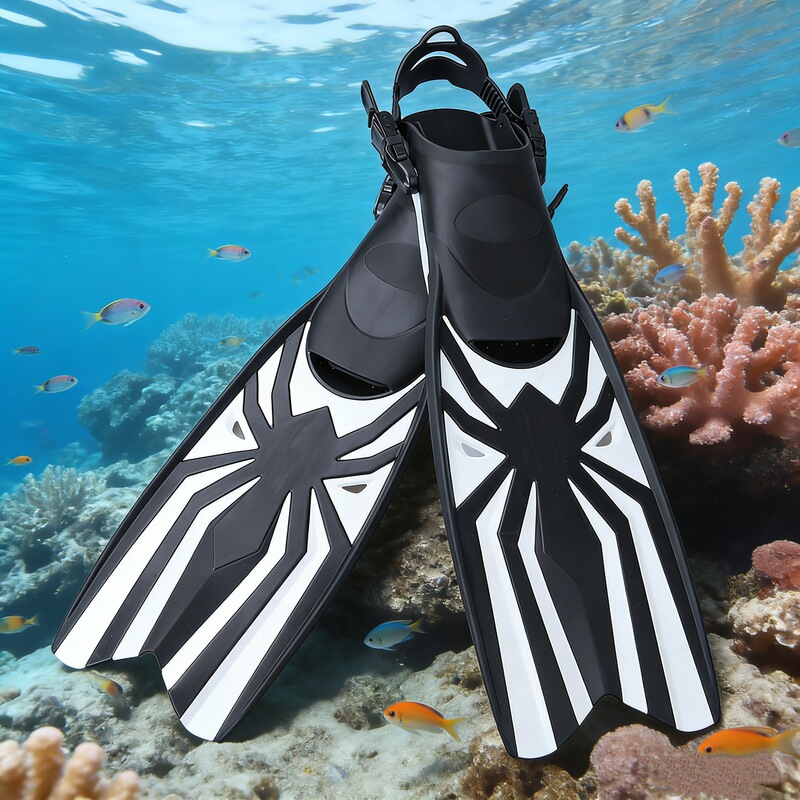 Adjustable Tpr Shoelaces for Professional Diving, Snorkeling, Deep Diving, Free Diving, Fins, Scuba Diving, Adult Fins