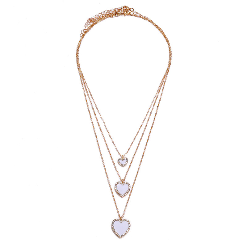 Lange Layer-halskette Mit Vintage Kristallen Und Diamant-optik_voghion.com