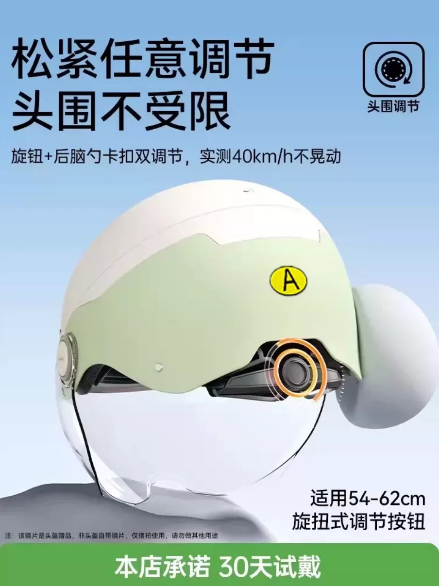 New national standard electric vehicle helmet, 3C certified, suitable for all seasons, unisex, electric scooter half helmet, motorcycle adult safety helmet