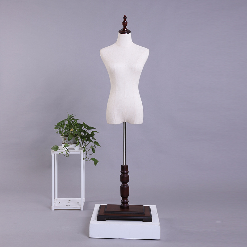 Maniquí Femenino de Medio Cuerpo Madera para Tienda de Ropa image 12