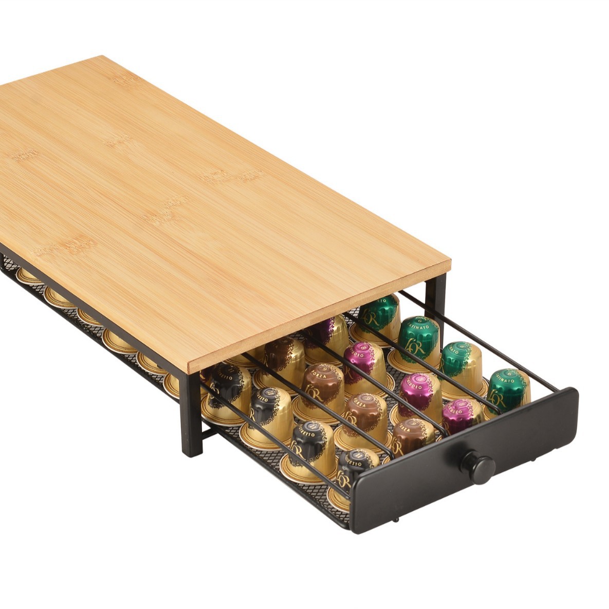 OASISWJ cajón de cajas de café de madera de cajas de cajón de cajas de cajas de cajas de cajas de cafetera 40 piezas