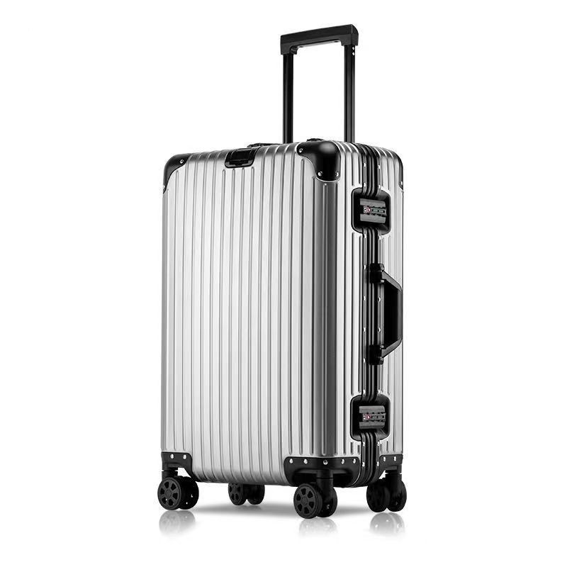 All-Aluminum Magnesium Alloy Trolley Case 22inch Metal Men's and Women's Universal Wheel Suitcase 26inch All-Aluminum Boarding Travel Case All-Aluminum Magnesium Alloy Trolley Case 22inch Metal Men's and Women's Universal Wheel Suitcase 26inch All-Aluminum Boarding Travel Case