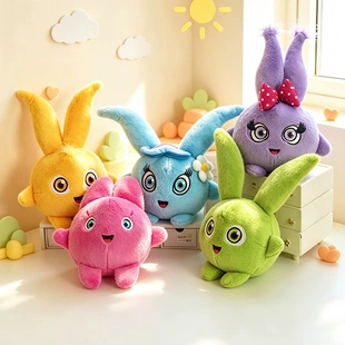 Мягкая игрушка зайка с длинными ушами для сна
