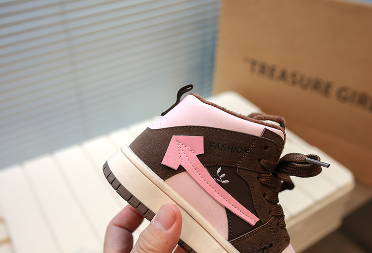 Autunno e inverno nuove ragazze due scarpe sportive casual in cotone scarpe da ragazzo_voghion.com
