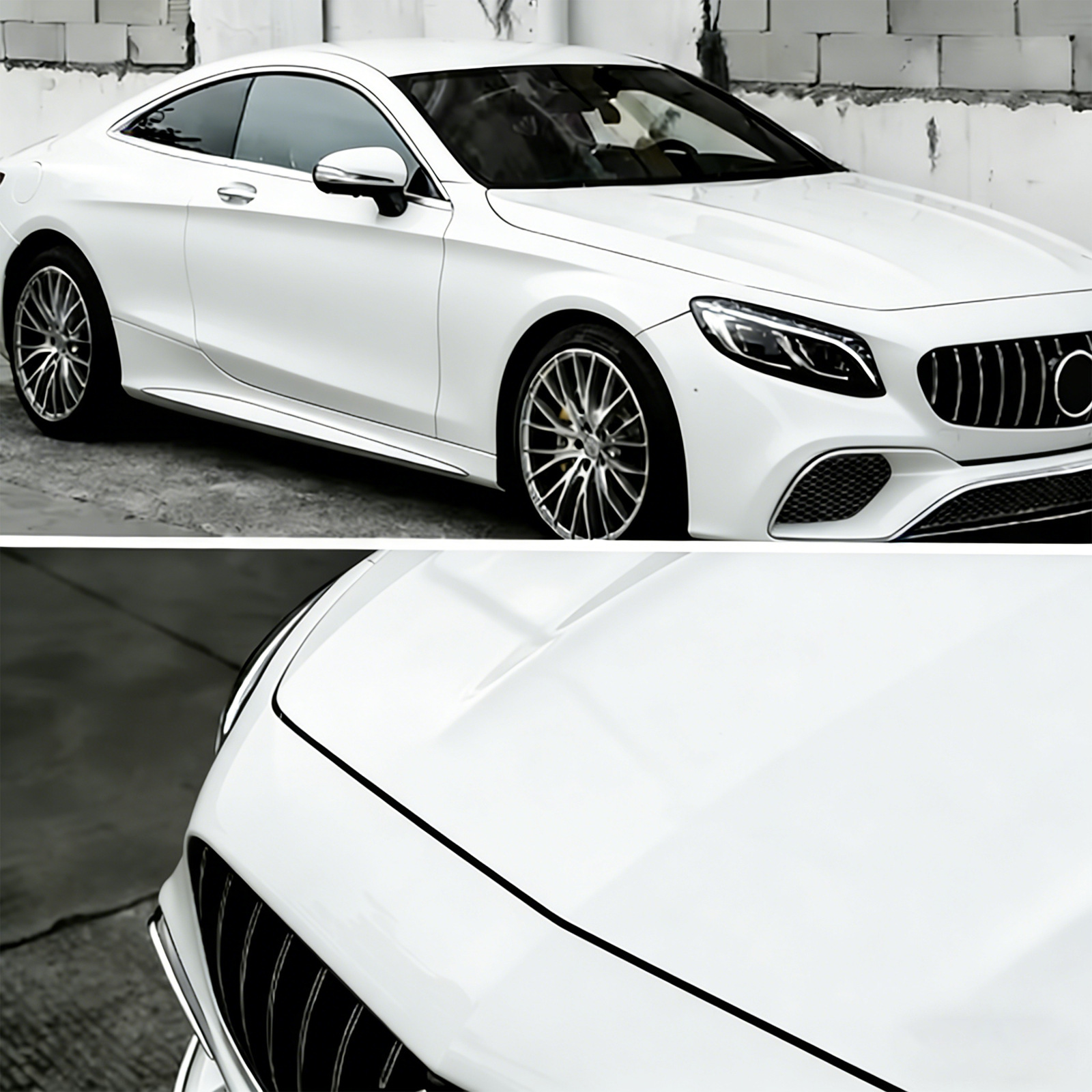 Cross-Border Supply of High-Quality Tpu Color-Changing Film Ppf Satin Ceramic White Car Paint Protection Film Anti-Scratch Self-Healing