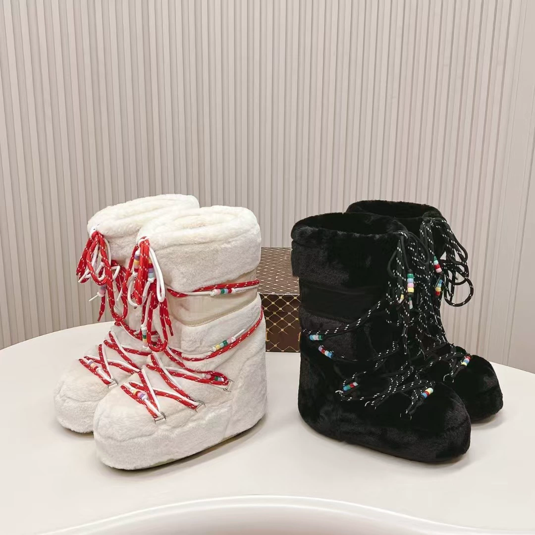Maomao Moon Boots Net Red Youyou Увеличение противоскользящих теплых ботинок с толстым дном