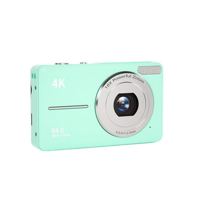 Digital ultra thin retro camera, handheld cards for students, videocamera