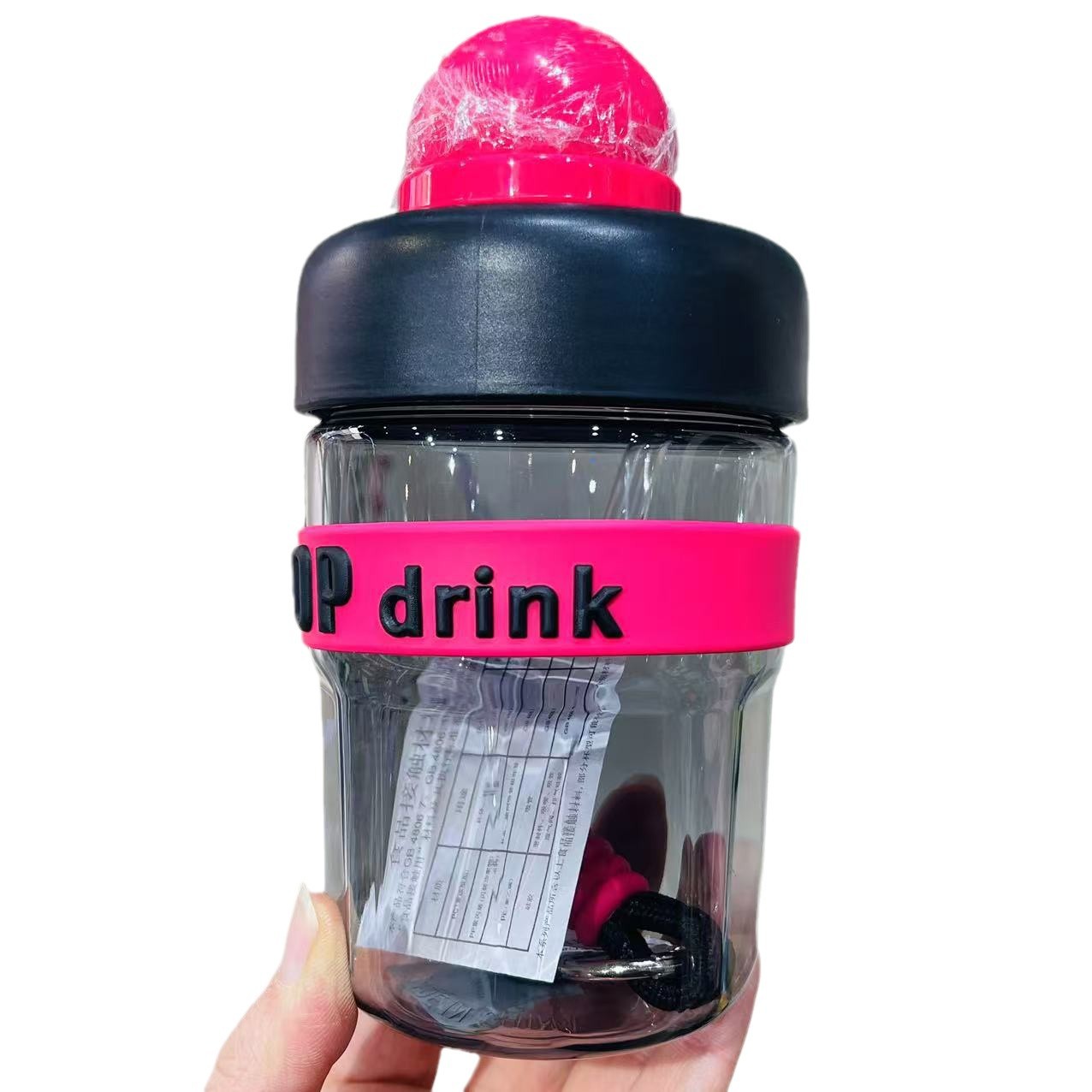 Jin Shixin estudiantes portátiles de gran capacidad de verano hervidor de agua taza de café 550ml taza de cuerda taza de grasa