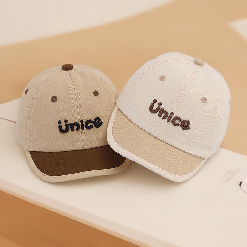 Sombreros para bebés primavera y otoño delgados sombrero de lengua de pato para bebés primavera sombrero de sombrero para niños sombrero de bisel corto sombrero de béisbol para hombres