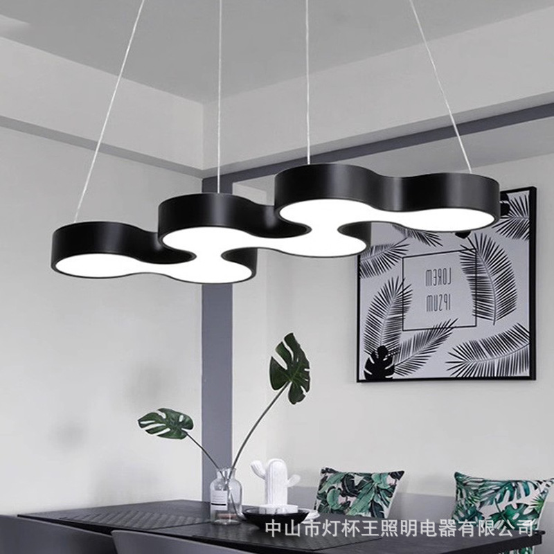 LED Celular de arco creativo de oficina super brillante café en línea gimnasio pasillo tienda de recepción lámpara de viento industrial