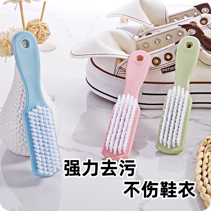 Plastic Shoe Brush Soft Bristle Cleaning Brush Shoe Brush Soft Bristle Multifunctional Laundry Brush Household Cleaning Brush Long Handle Shoe Brush
