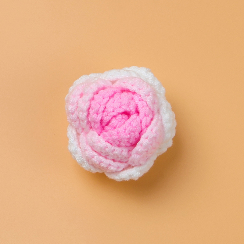 ウールローズヘッド卸売手作りかぎ針編み模擬花織り花束花頭衣類付属品工場直販|undefined