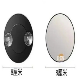 Espejo de maquillaje transfronterizo triple plegable de escritorio red red de escritorio espejo de maquillaje femenino espejo de maquillaje con lámpara