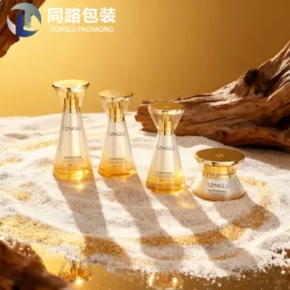 定制化妆品玻璃瓶套装包材120ml喷雾玻璃分装瓶50g膏霜瓶厂家直销