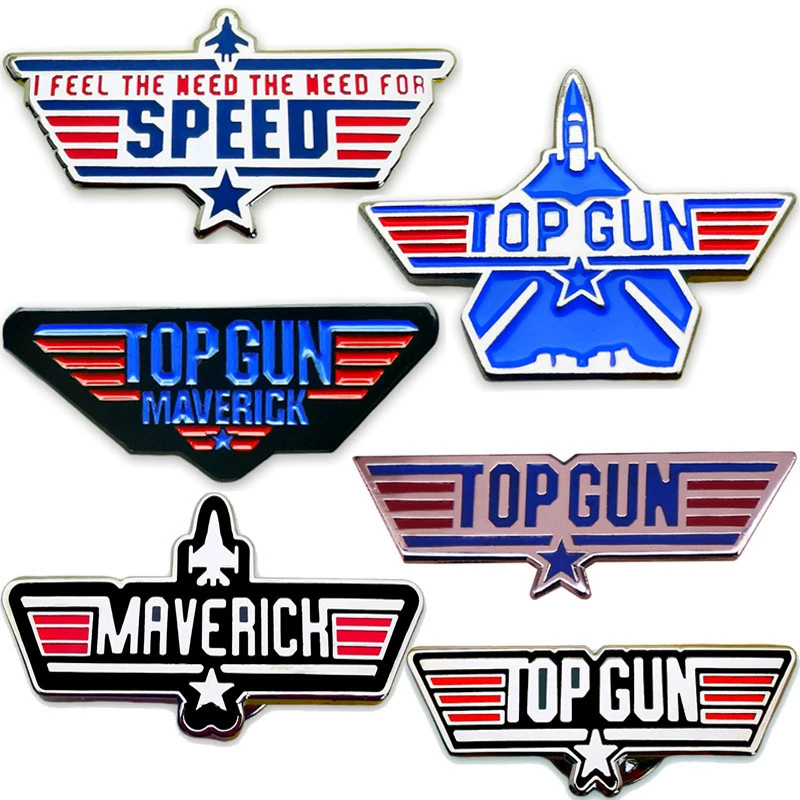 TOP GUN Zhuang Zhi Ling Yun брошь классический фильм и телевидение Adang брат значок сплав запеченная Эмаль Краска значок