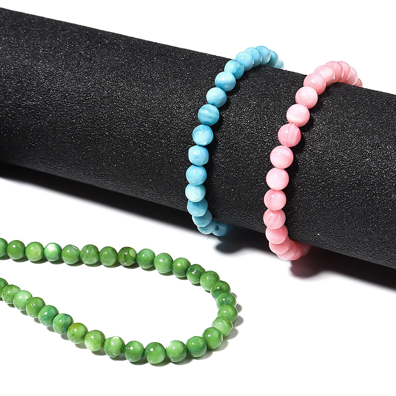 Fashion Gradient Color Shell Punching Jewelry Accessories 1 Piece