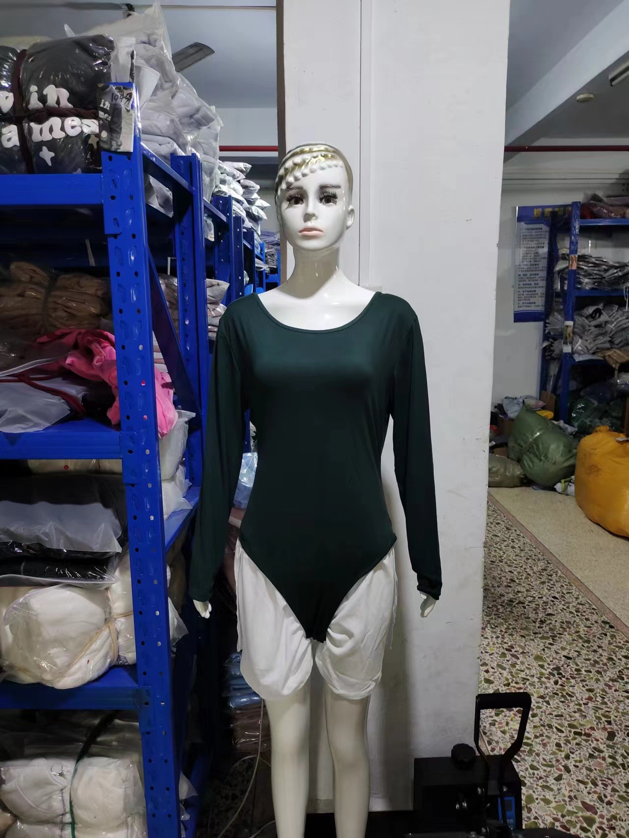 318g Weight Long Sleeve Sleeve Length Shorts Pants Length Acetate Fiber Fabric Type Mid Waist Waist Line Rompers Pants Type Stretchy Elasticity Bodysuits Tops Type Holiday, Daily Occasion Skinny Fit Type Solid Color Pattern Summer, Spring Season Women's Gender Streetwear Style Wholesale Women's Streetwear Solid Color Long Sleeve Bodysuits 34