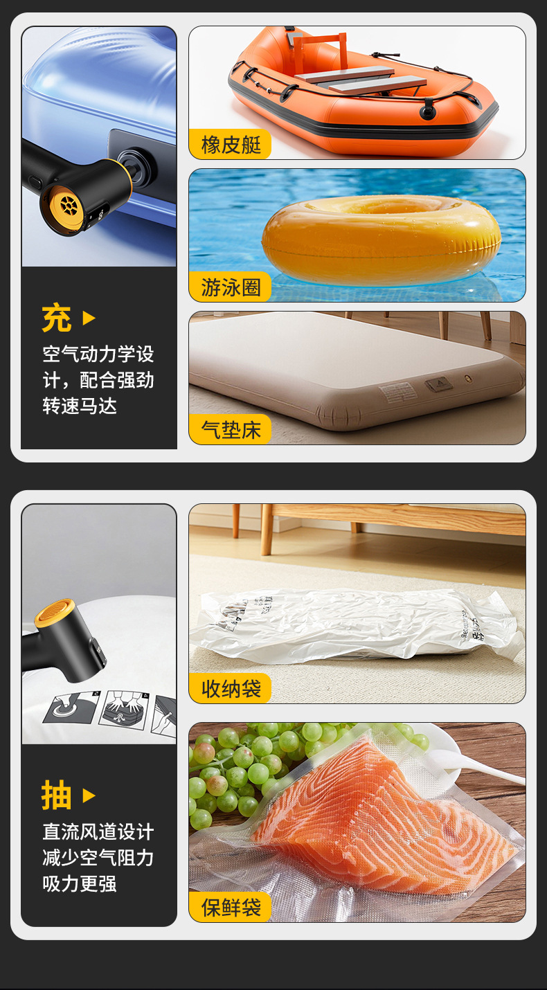 High-power wireless handheld car vacuum cleaner with strong suction and super powerful blowing and suction capabilities