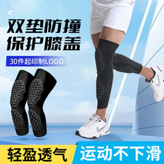 Wholesale football basketball knee pads with extended warmth, suitable for large and small leg protection, fitness cycling running training sports knee pads