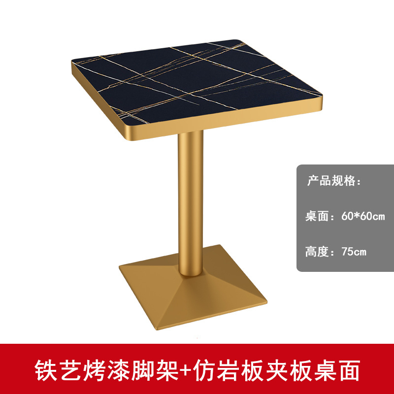 Mesa redonda de mármol para cafetería o restaurante, estilo moderno y elegante para negocio o showroom